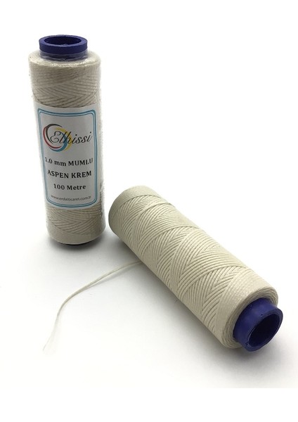 Mumlu Ip (1mm, 100MT, Color Aspen Krem)