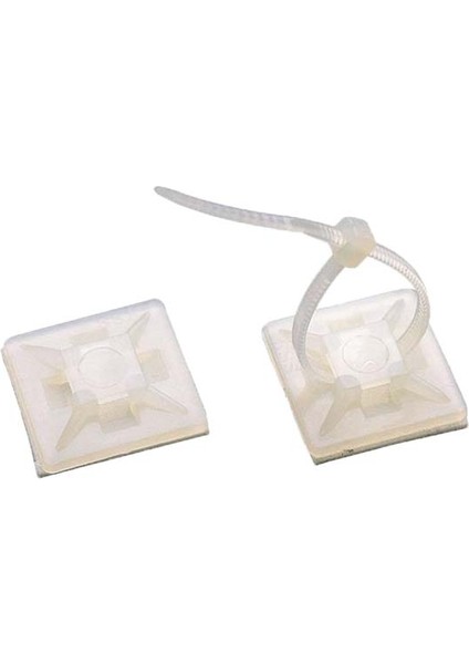 Gwest HW-3A 19×19 mm Beyaz Yapışkanlı Kroşe -100 Adet