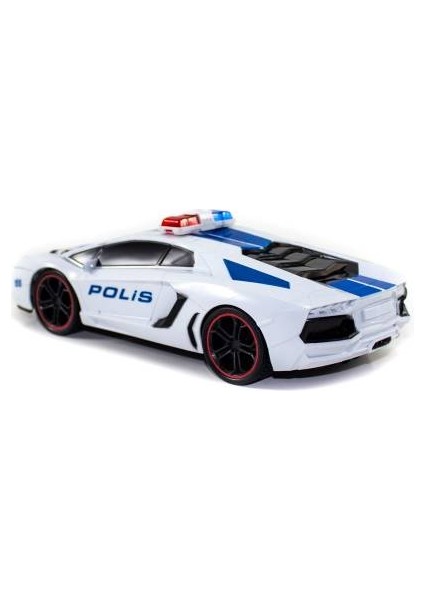 1:12 Uzaktan Kumandalı Polis Lamborghini Şarjlı Araba