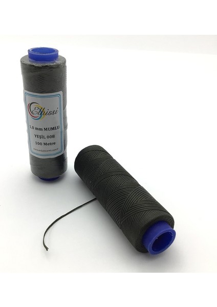 Mumlu Ip (1mm, 100MT, Color Yeşil 008)