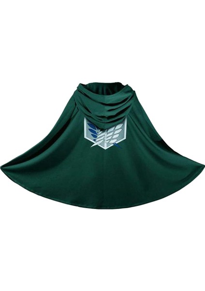 Titan Cloak Anime Kostümü - Yeşil (Yurt Dışından)
