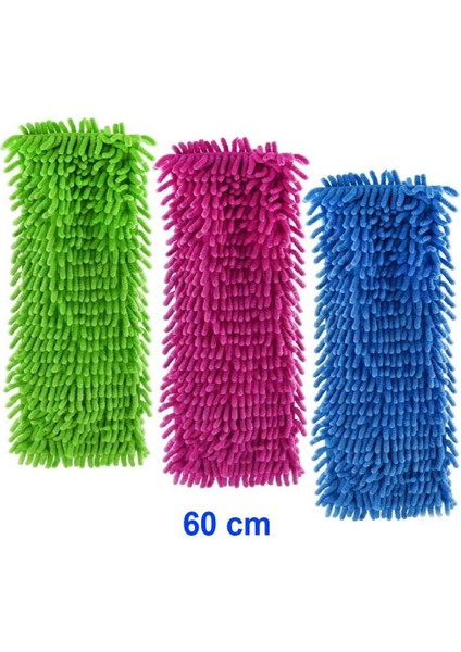 Mikrofiber Islak Kuru Nemli Makarna Şönil Palet Tablet Mop Yedeği 50 Cm. 3 Adet fırsatları