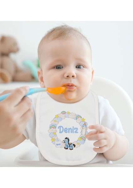 Kids Kişiye Özel Isimli Bebek Mama Önlüğü - Model 28 fiyatları
