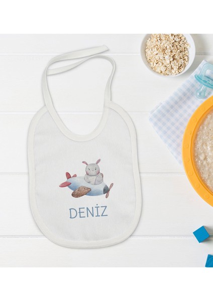 Kids Kişiye Özel Isimli Bebek Mama Önlüğü - Model 18