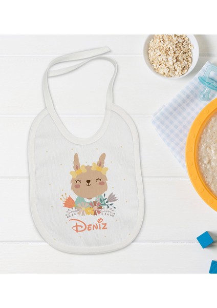 Kids Kişiye Özel Isimli Bebek Mama Önlüğü - Model 14