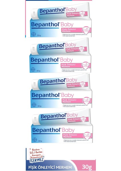 Baby Pişik Önleyici Merhem 30 gr 4 Adet