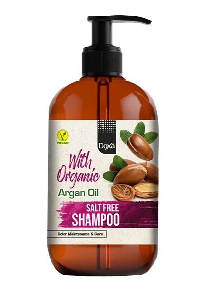 Tuzsuz & Vegan Organik Yağlı Şampuan – Argan Yağlı 900 ml 8 Adet