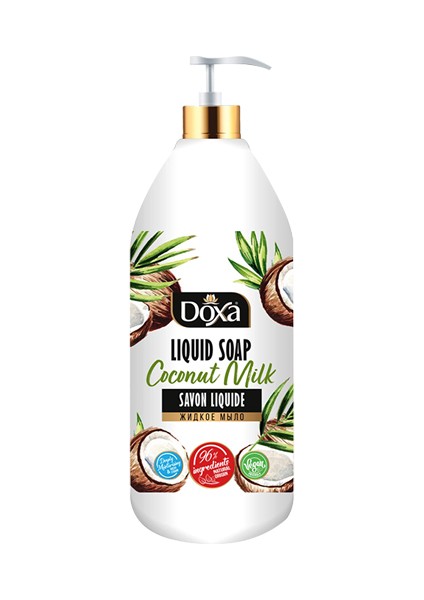 Doğal & Vegan Sıvı Sabun - Hindistan Cevizi Sütlü 500 ml 4 Adet