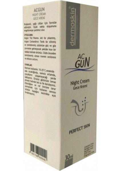 Acnegun Gece Bakım Kremi 30 Ml
