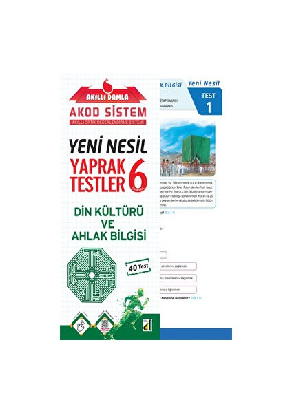Akıllı Din Kültürü ve Ahlak Bilgisi Yeni Nesil Yaprak Testler - 6. Sınıf