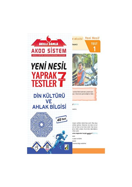 Akıllı Din Kültürü ve Ahlak Bilgisi Yeni Nesil Yaprak Testler - 7. Sınıf