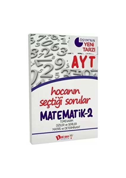 AYT Hocanın Seçtiği Sorular Matematik 2 Soru Bankası