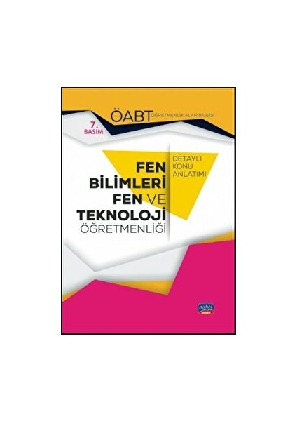 Nobel Sınav Yayınları Öabt Fen Bilimleri ve Teknoloji Öğretmenliği Konu Anlatımı