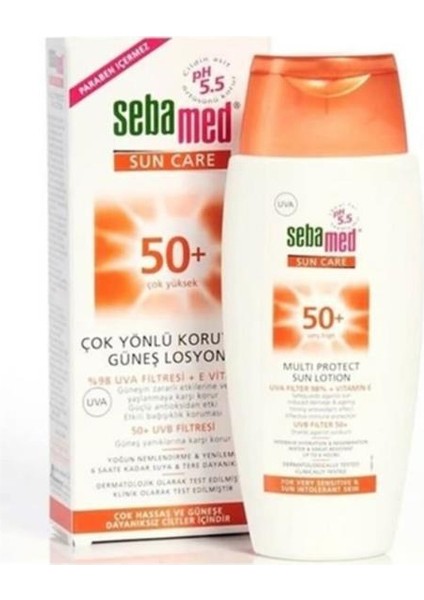 Çok Yönlü Koruyucu Güneş Losyonu 50+ Faktör 150 Ml