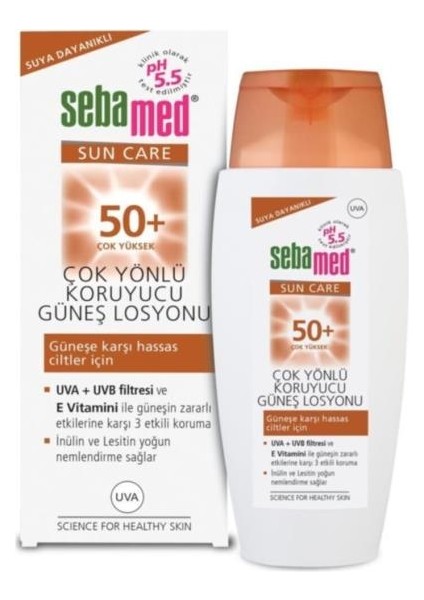 Sun Koruyucu Güneş Losyonu Spf 50 150 Ml