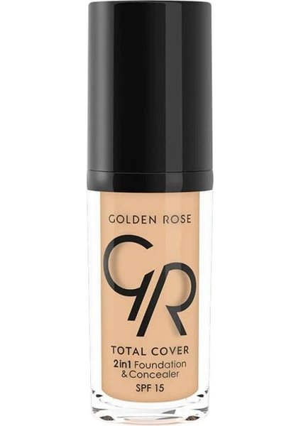 Golden Rose Total Cover 2in1 Fondöten&Concealer No:03