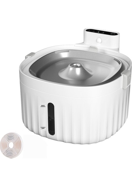 1.5l USB Sessiz Evcil Hayvan Su Pınarı - Beyaz (Yurt Dışından)