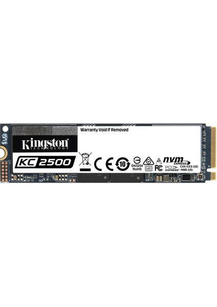 250G KC2500 SSD M.2 2280 Nvme