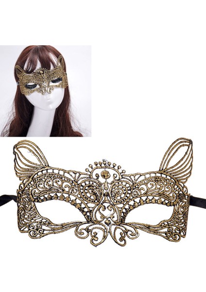 Kedi Dantel Maske