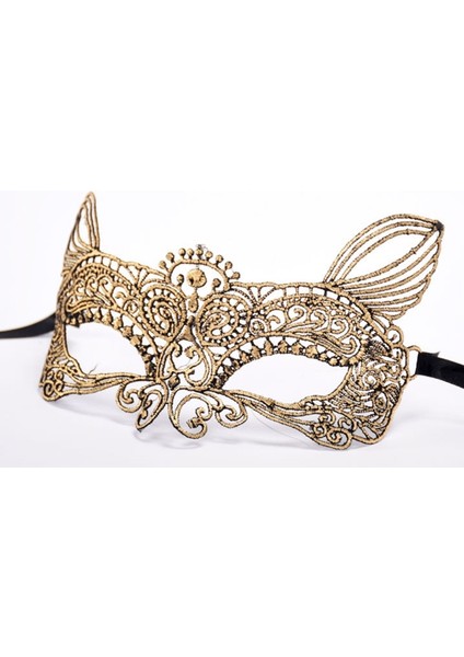 Kedi Dantel Maske