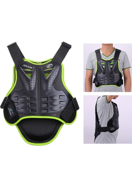 Motosiklet Koruma Yeleği Omurga Göğüs Koruması Dirtbike Green L İçin Fit (Yurt Dışından) modelleri