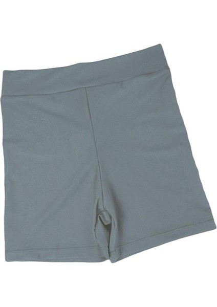 Kadınlar Flex Şort Yoga Spandex Biker Şort Mayo L Derin Gri (Yurt Dışından)