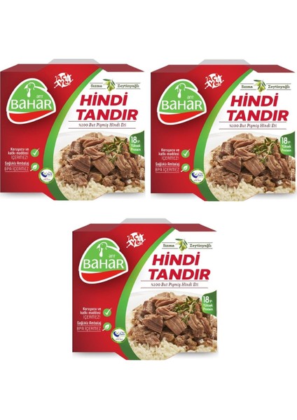 Tandır Hindi But Eti 120 gr 3'lü