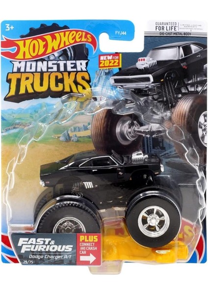 FYJ44 Monster Trucks 1:64 Araba Fast & Furıous Dodgge Charger HCP79