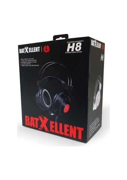 Batxellent H8 Gaming Işıklı Kulaklık