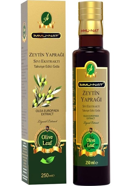 Immunat Zeytin Yaprağı Ekstraktı 250 Ml Immu-Nat