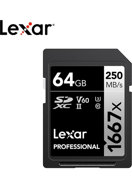 Professional 1667X 64GB Uhs-Iı Yüksek Hızlı Sd Sd Kartı (Yurt Dışından)