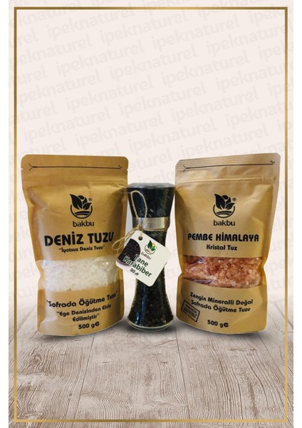 Bakbu Karabiber Himalaya Tuzu Set