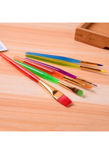 3 Set Çocuk Boya Fırçası Seti 6 Adet/set (Yurt Dışından)