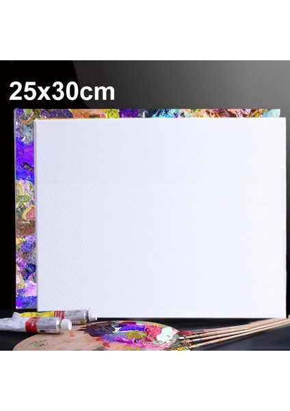 5 Adet Yağ Akrilik Boya Beyaz Boş Kare Sanatçı Tuval Ahşap Tahta Çerçevesi 25 x 30 cm (Yurt Dışından) fiyatları