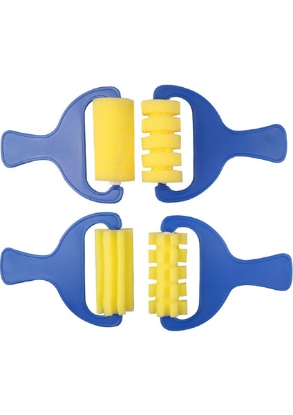 7 Paket Çocuk Grafiti Boyama Diy Sünger Rulo Büyük Sapan (Yurt Dışından)