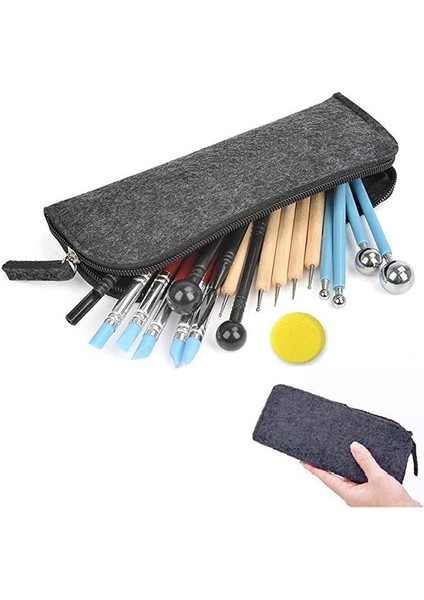 25 1 Arada Yumuşak Çömlek Kil Heykel Üretim Kombinasyonu Sanat Malzemeleri Seti (Yurt Dışından)