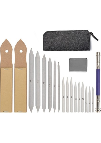 19 % 'lık Leke Güdük Çubuk Tortillon Eskiz Çizim Kömürü Sketcking Alet Kalemi (Yurt Dışından)