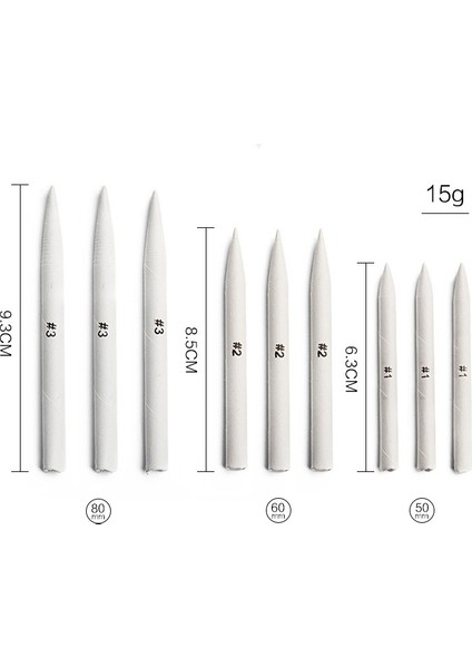 19 % 'lık Leke Güdük Çubuk Tortillon Eskiz Çizim Kömürü Sketcking Alet Kalemi (Yurt Dışından) modelleri