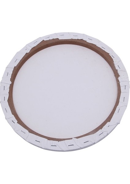 2 Adet Beyaz Panel Yuvarlak Tuval Tahtası Ahşap Boyama Çerçevesi 20 cm (Yurt Dışından) fiyatları