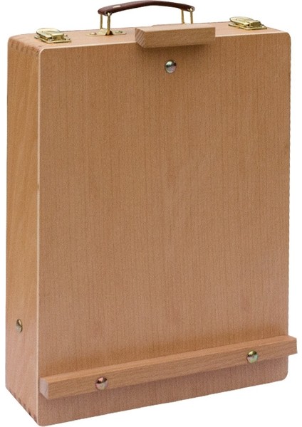 Yuvarlak Köşe Taşınabilir Yağlı Boya Kutusu Çok Fonksiyonlu Boyama Standı Ahşap Renk (Yurt Dışından) fiyatları