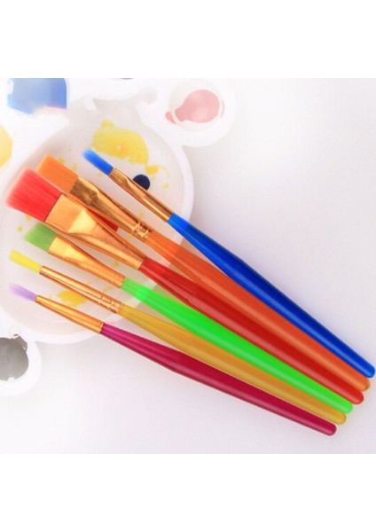 5 Adet 6 Adet Boya Sanatçısı Fırçaları Suluboya Akrilik ve Yağlı Boya Için Set (Yurt Dışından)