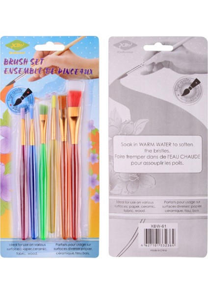 5 Adet 6 Adet Boya Sanatçısı Fırçaları Suluboya Akrilik ve Yağlı Boya Için Set (Yurt Dışından) modelleri