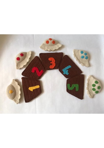 Cupcake Eşleştirme Takımı Amigurumi Organik Oyuncak