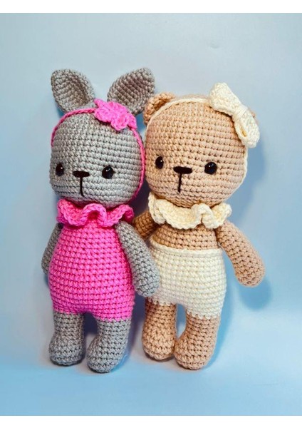 Mami ile Mimi Amigurumi Organik Oyuncak modelleri