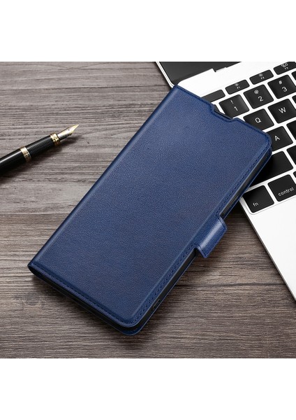 Zte Axon 30 Pro Için Kapaklı Telefon Kılıfı - Mavi (Yurt Dışından) modelleri