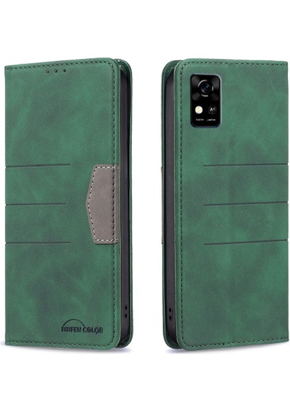 Zte Blade A31 Için Kapaklı Telefon Kılıfı - Yeşil (Yurt Dışından)