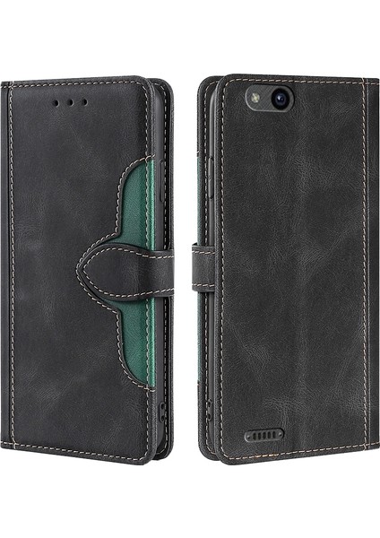 Zte Tempo X/VANTAGE/Z839/N9137 Için Kapaklı Telefon Kılıfı - Siyah (Yurt Dışından)