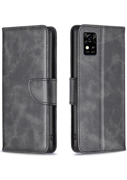 Zte Blade A31 Için Kapaklı Telefon Kılıfı - Siyah (Yurt Dışından)