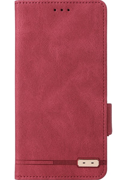 Zte Biade A31 Için Kapaklı Telefon Kılıfı - Kırmızı (Yurt Dışından)