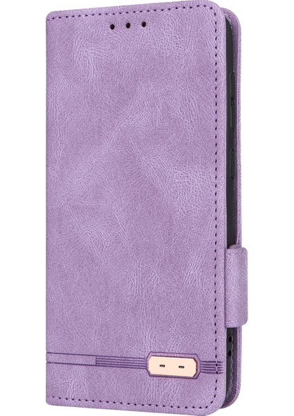 Zte Biade A31 Için Kapaklı Telefon Kılıfı - Mor (Yurt Dışından)